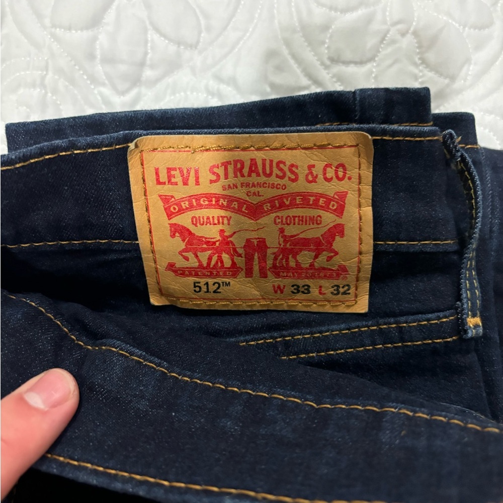 Levi's Deep Indigo Denim Jeans